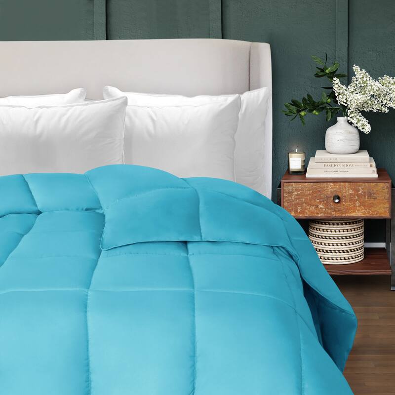 Superior Oversized All Season Down Alternative Reversible Comforter