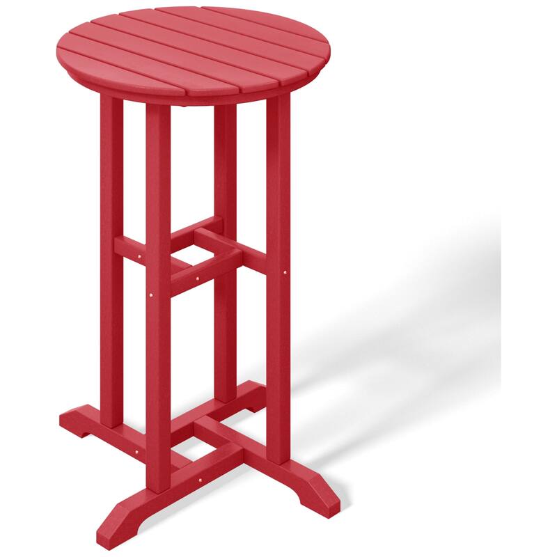 Laguna Hdpe All Weather Outdoor Patio 24" Round Counter Bistro Table