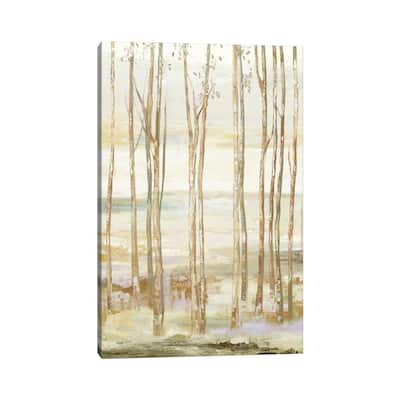 iCanvas "White On White Trees" by Allison Pearce Canvas Print