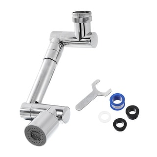 Faucet Extender, 1440° Swivel Extension Faucet Aerator with 2 Mode, 7.2 ...
