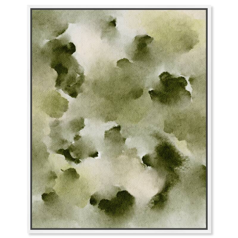 Art Remedy Scented Cedar Framed Watercolor Boho Abstracts - 31 x 37 - White