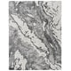 preview thumbnail 78 of 84, SAFAVIEH Horizon Shag Mukades Abstract 2.5-inch Thick Rug 10' x 14' - Grey/Ivory - Rectangle