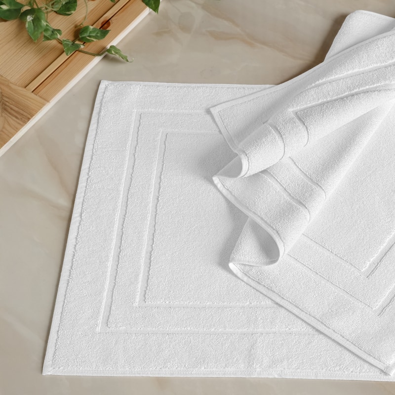 Authentic Hotel and Spa 100% Turkish Cotton Anovia Bath Mat
