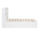 preview thumbnail 6 of 28, Modern Style Full Size Wooden Platform Bed,Headboard with Shelves and Charging Station,2-Drawers Under-Bed
