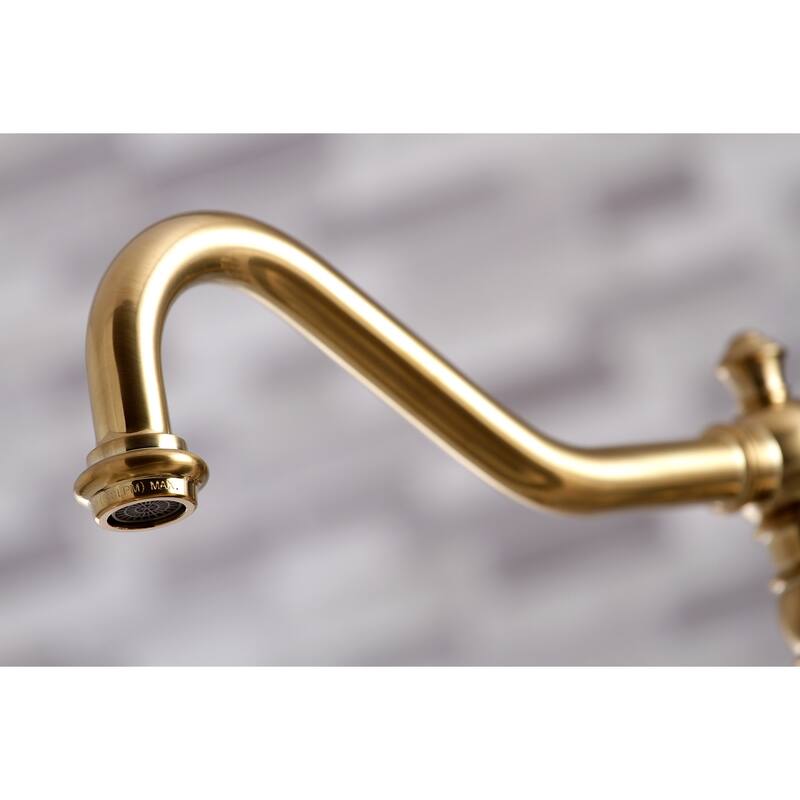 Kingston Brass Restoration Bridge Kitchen Faucet