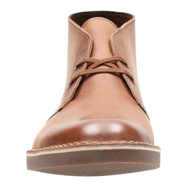 clarks bushacre 2 dark tan leather