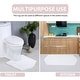 preview thumbnail 7 of 165, Waterford Collection 100% Cotton Non-Slip Bathroom Rug Set, Machine Washable Bath Rug, 4 Piece Bath Mat Set with Contour