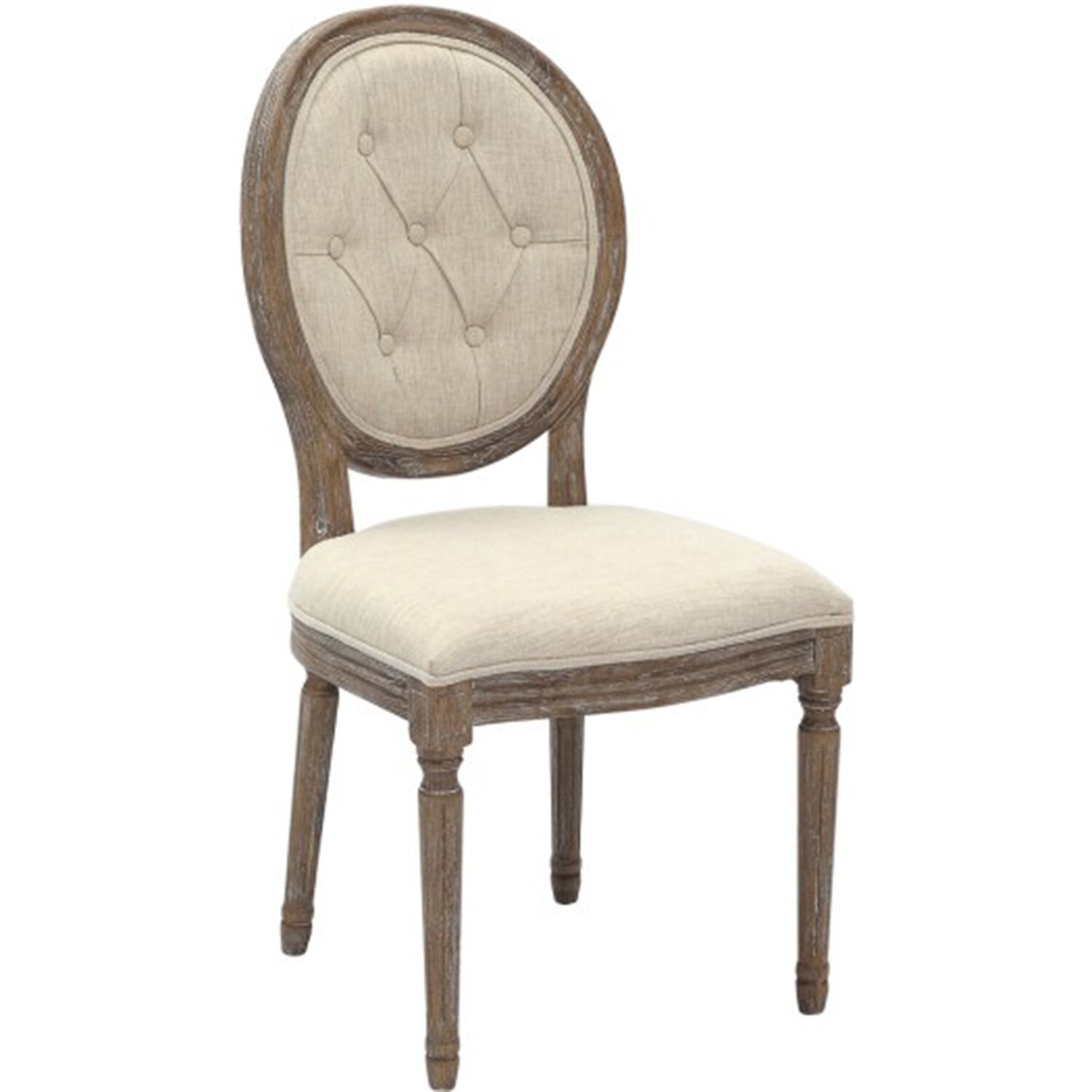 Fabric Plastic Dining Side Chair 