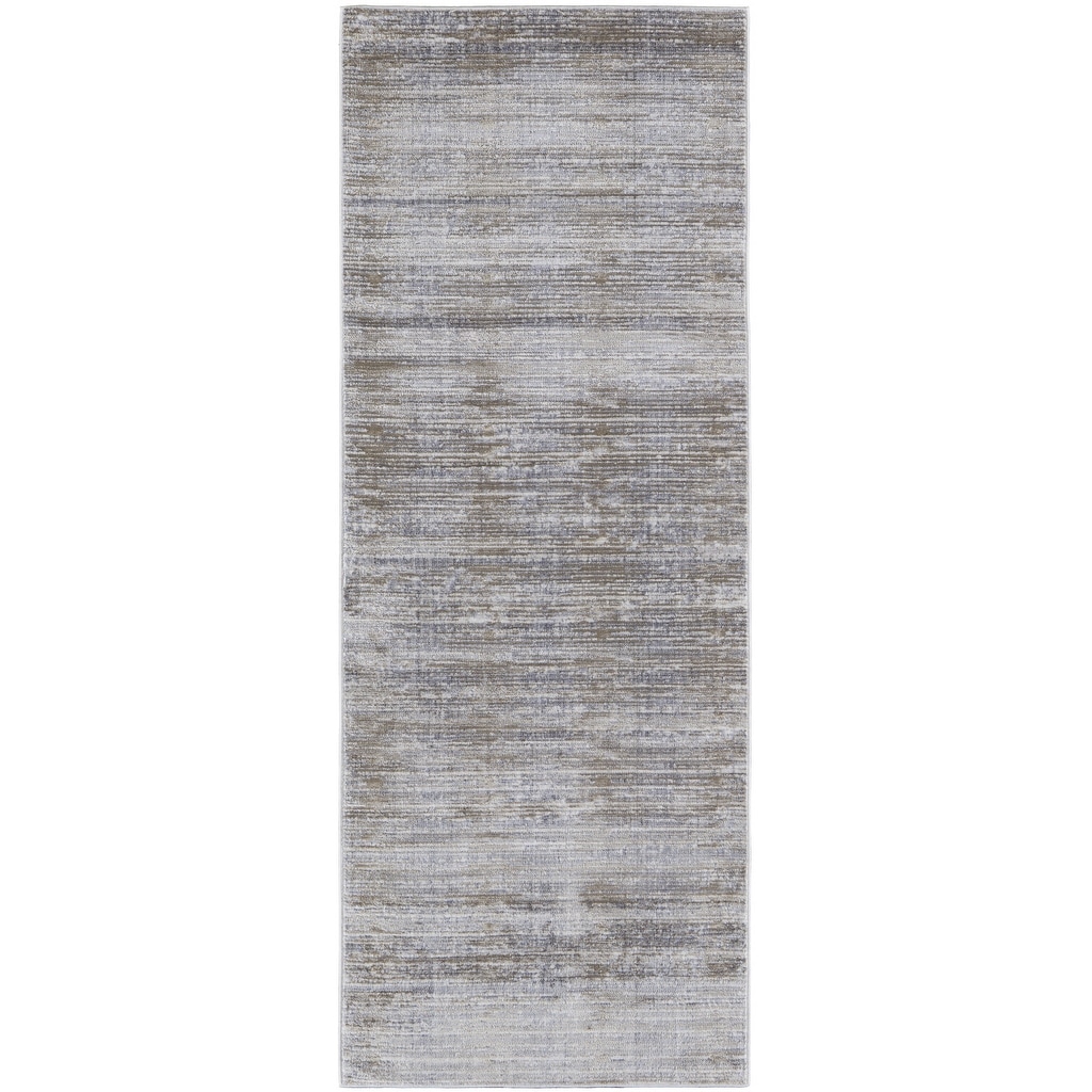 Wumi Power Loomed Abstract Area Rug By HomeRoots - 12' Runner