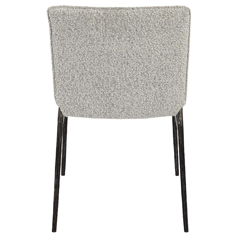 Chiseled Frame Dining Chair - 32.5" - Gray and Black
