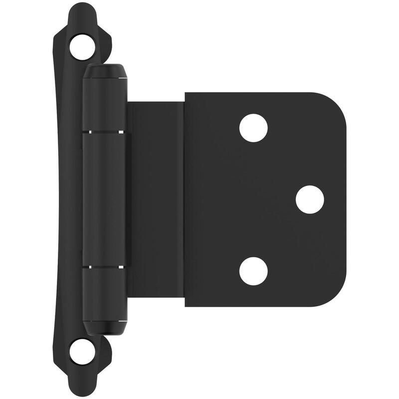 Amerock BP7928 Functional Hardware 3/8" Inset Surface Mount Cabinet - Matte Black