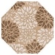 preview thumbnail 89 of 200, JONATHAN Y Floral Textured Weave Indoor/Outdoor Area Rug