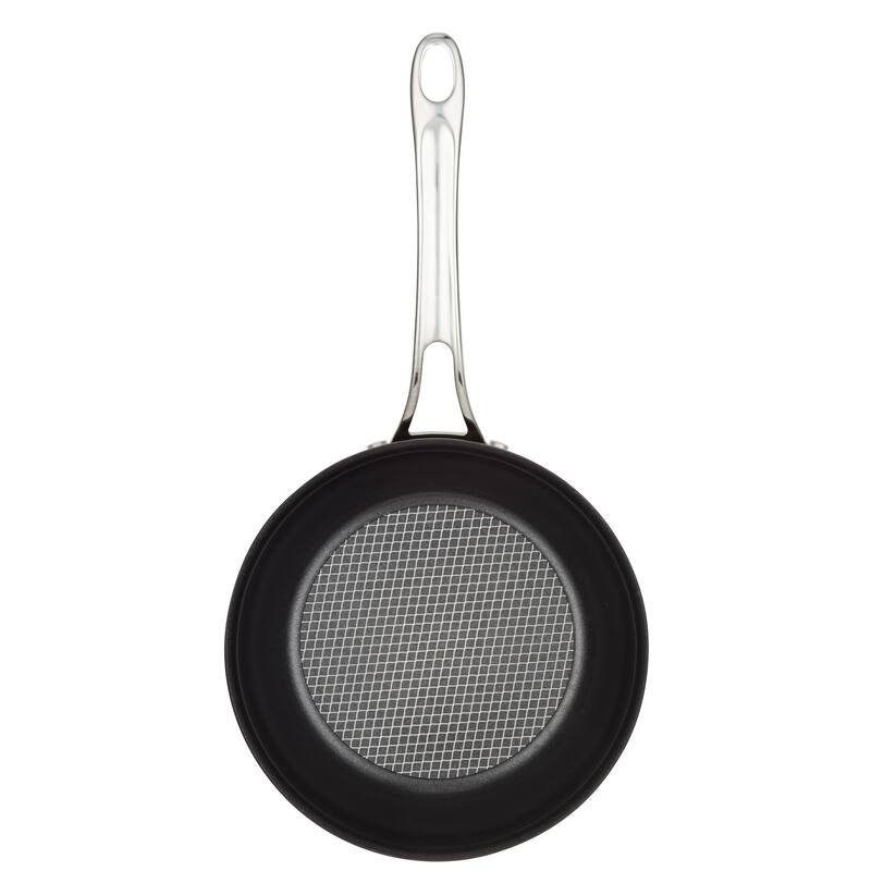 Anolon X Hybrid Nonstick Induction Saucier Pan With Lid, 2.5-Quart, Charcoal Gray