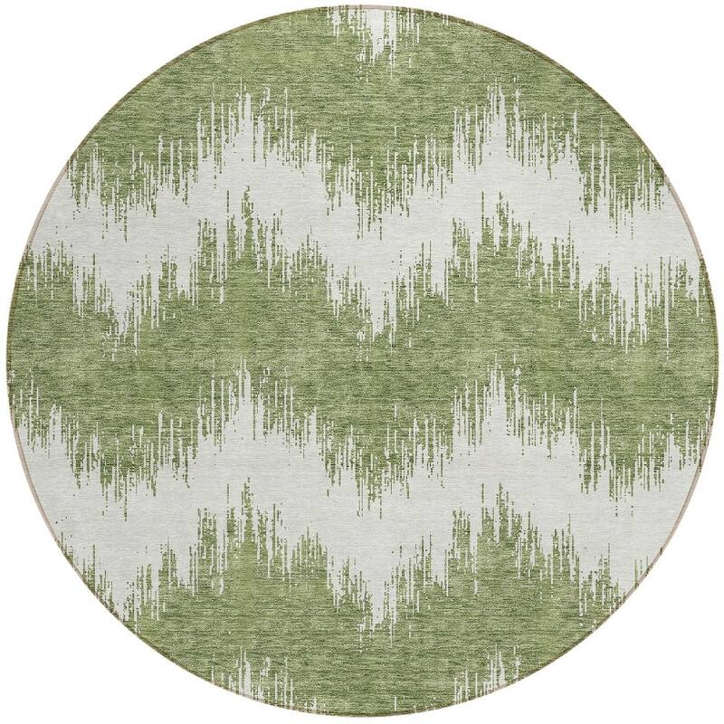 HomeRoots Chevron Transitional Rectangle Outdoor Rug