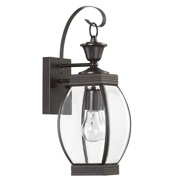 Shop Luxury Colonial Outdoor Wall Light 17 H X 5 5 W With Transitional Style Bowed Design Medieval Bronze Finish Overstock 19477989