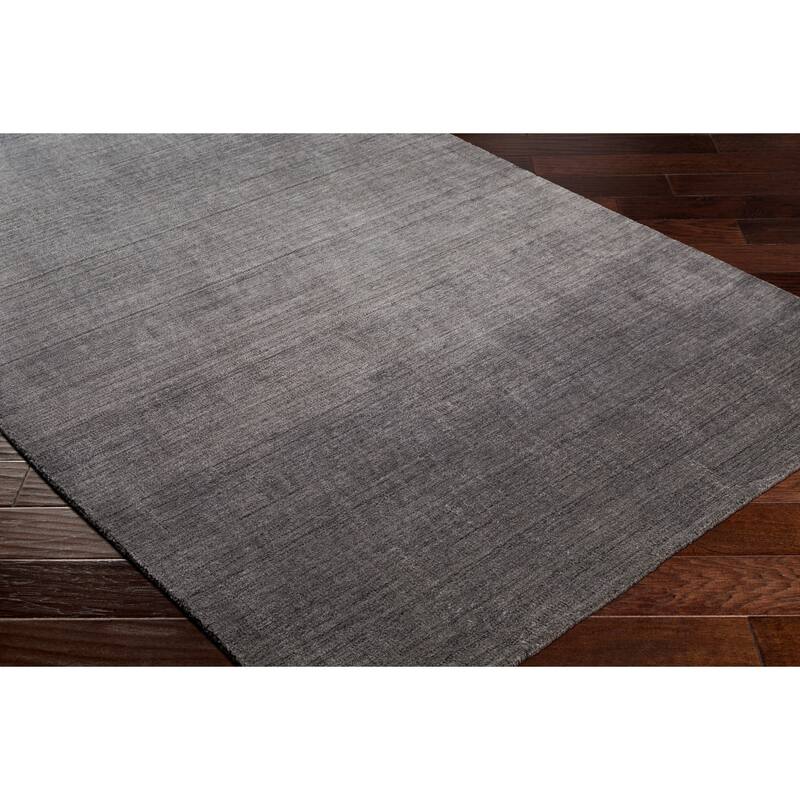 Viteri Handmade Solid Wool Blend Area Rug