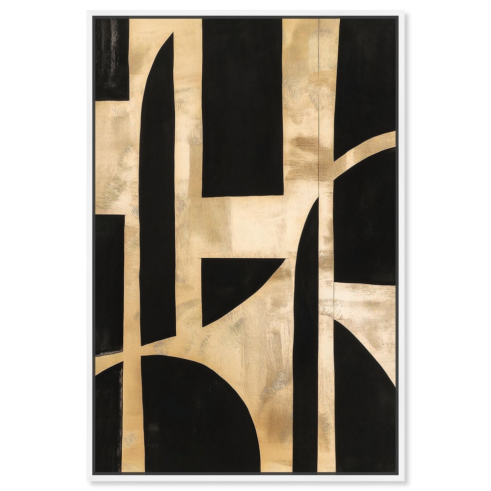 Noir and Gold II Canvas by Art Remedy