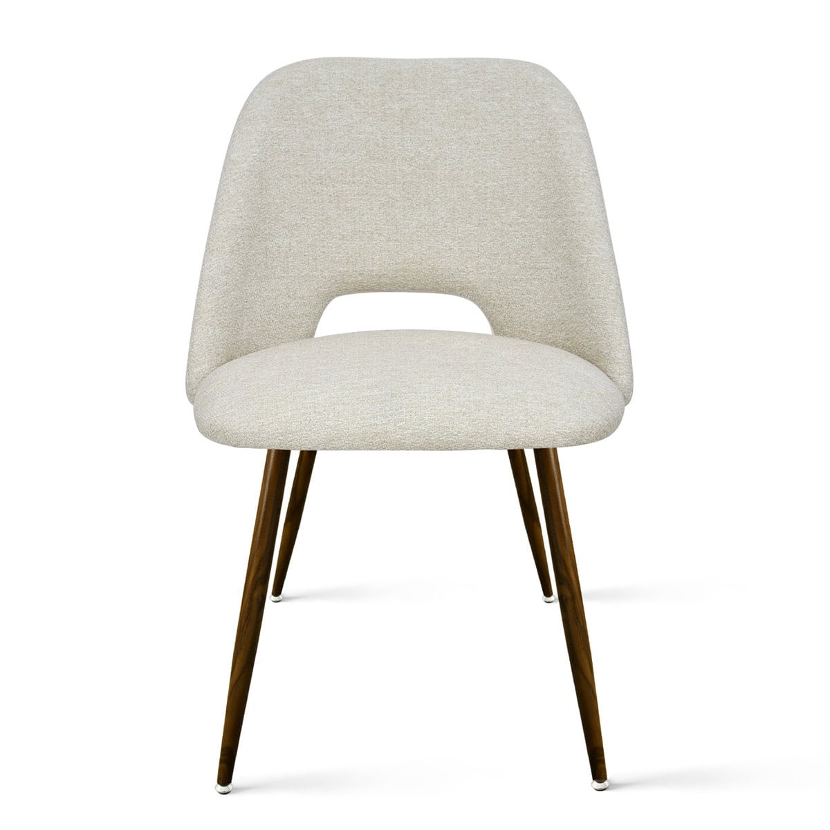 Dining chair 2025 with walnut legs