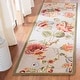 preview thumbnail 7 of 124, SAFAVIEH Handmade Chelsea Nataly French Country Floral Wool Rug 2'6" x 10' Runner - Sage