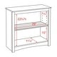 preview thumbnail 3 of 33, Prepac Home Office 2-Shelf Bookcase - 31.5" W x 29" H x 13" D