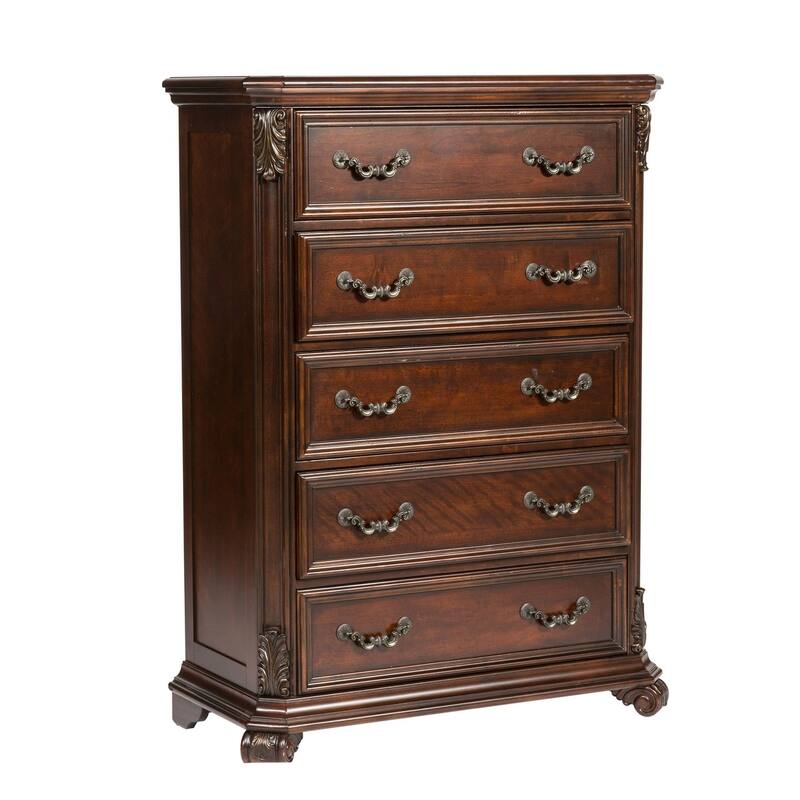 Messina Estates Cognac 5 Drawer Chest