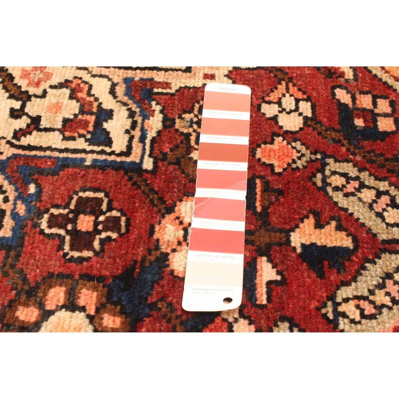 ECARPETGALLERY Hand-knotted Anatolian Vintage Dark Red Wool Rug - 3'7 x 5'8