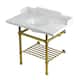 Option Marble White / Brushed Brass