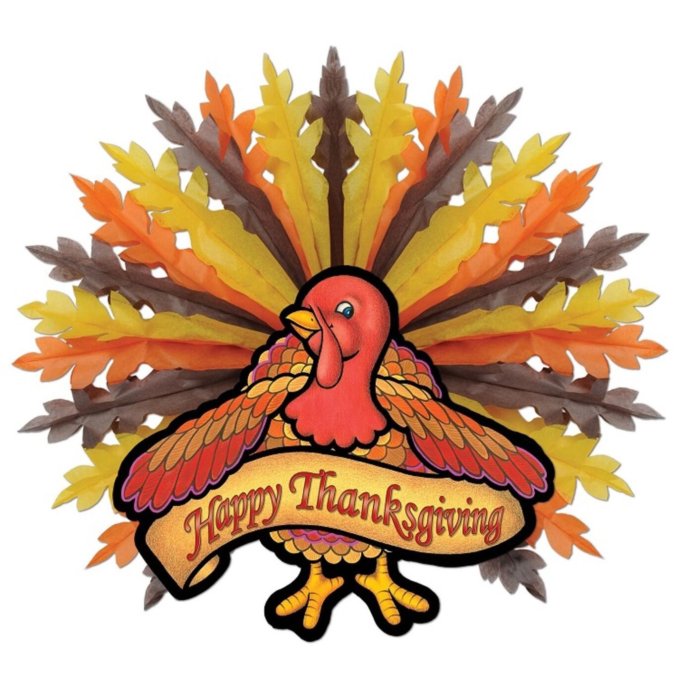 Shop Pack Of 6 Fall Happy Thanksgiving Hanging Turkey