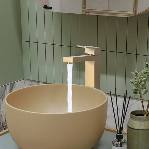 Single Hole Vessel Sink Bathroom Faucet