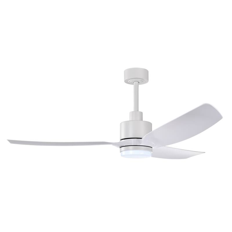 Heshor 3-Blade LED Lighted Ceiling Fan with Remote