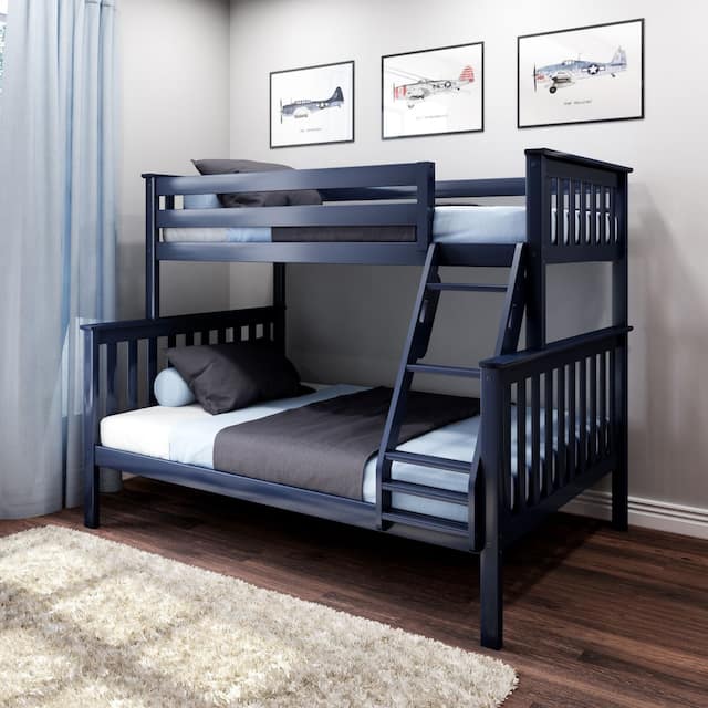 Max and Lily Twin over Full Bunk Bed - Blue