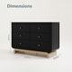 preview thumbnail 8 of 24, Storkcraft Santorini 6 Drawer Dresser