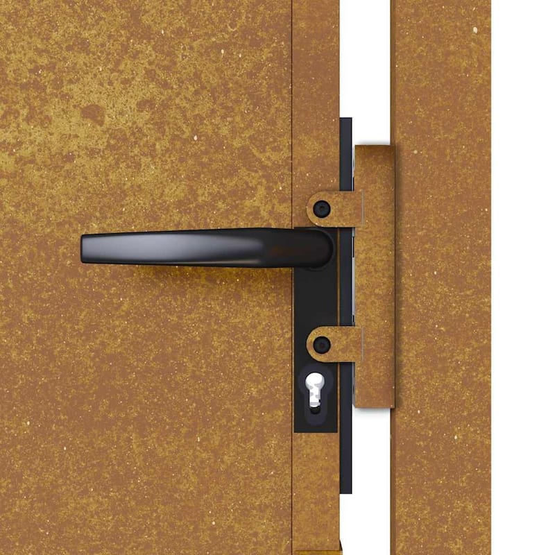 vidaXL Garden Gate Corten Steel