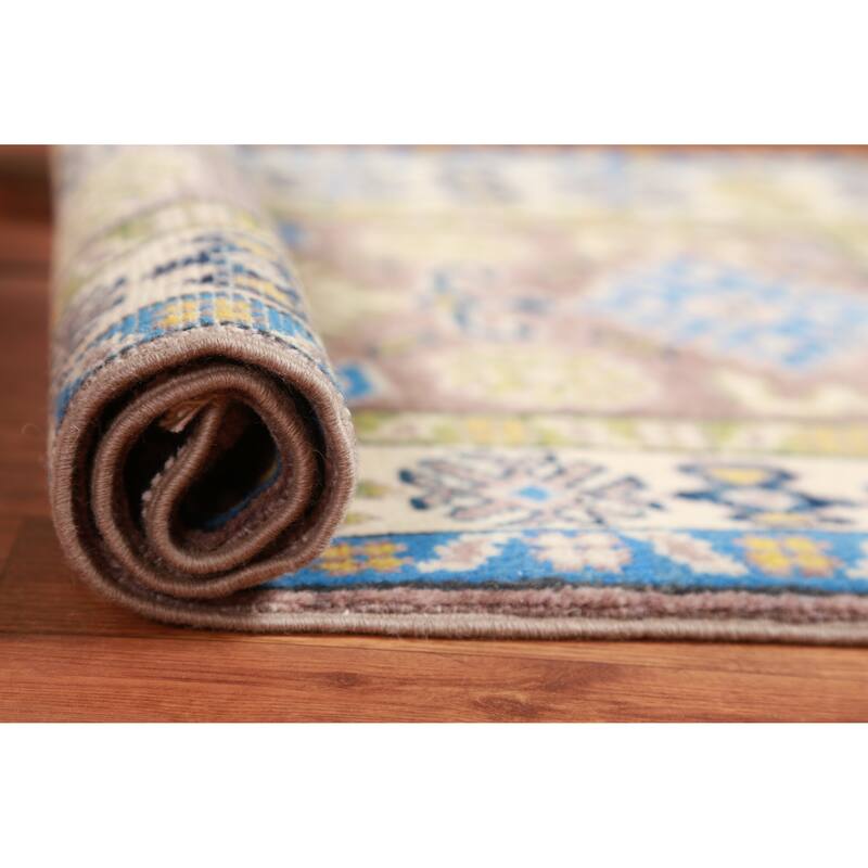 Kazak Oriental Foyer Rug Handmade Wool Carpet - 2'0"x 3'0" - 2'0"x 3'0" - Brown