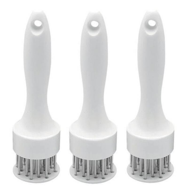Norpro Professional Spring Loaded Stainless Steel Prong Meat Tenderizer - 3-pack