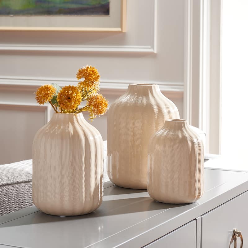 SAFAVIEH Joss Ceramic Decorative Vase (Set of 3) - 7Wx6Dx10H