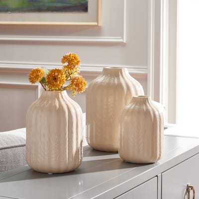 SAFAVIEH Joss Ceramic Decorative Vase (Set of 3) - 7Wx6Dx10H