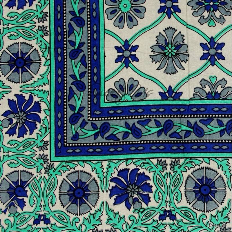 Cotton Floral Tablecloth Rectangle Dining Linen Collection