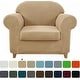 preview thumbnail 10 of 91, Subrtex Stretch Spandex 2-piece Armchair Slipcover Furniture Protector Khaki