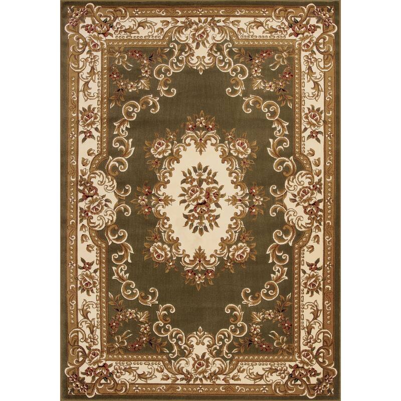 Copper Grove Korneuberg Medallion Area Rug - 3'3" x 4'11" - Moss