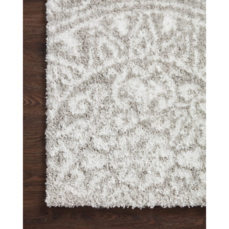 Alexander Home Kazi Geometric Shag Area Rug