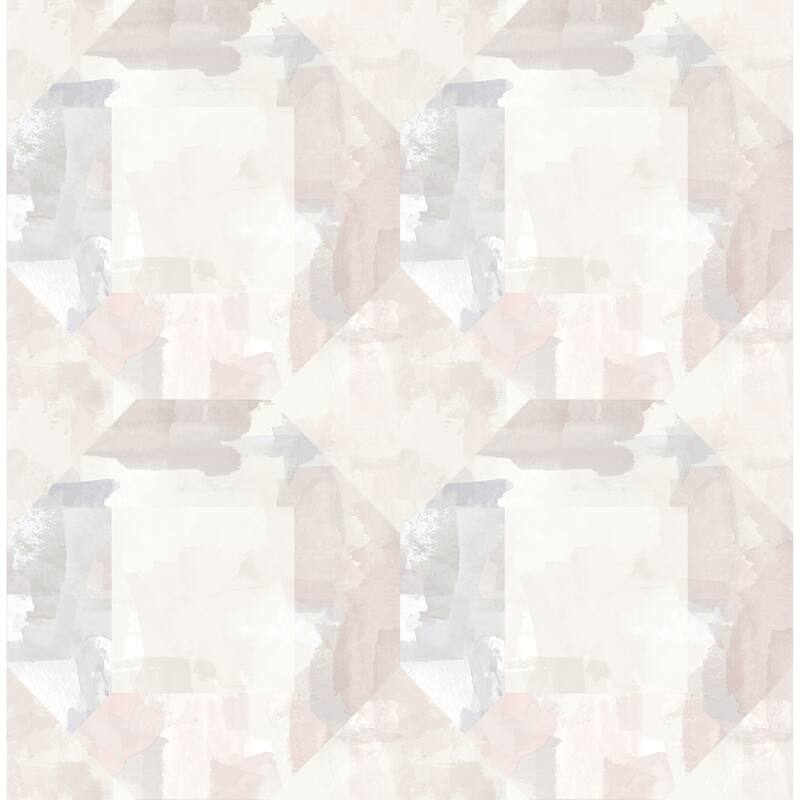 A-Street Prints Perrin Lavender Gem Geometric Wallpaper