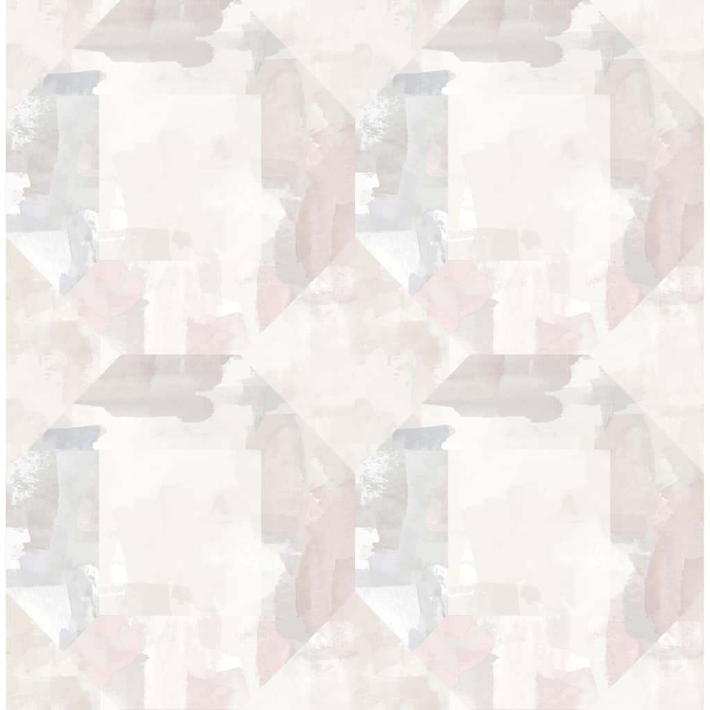 A-Street Prints Perrin Lavender Gem Geometric Wallpaper