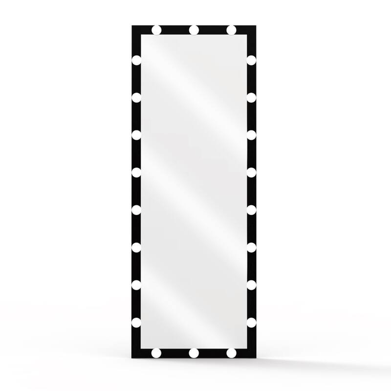63'' x 24'' Wall Mounted Full Mirror with 3 Color Lights Touch Control