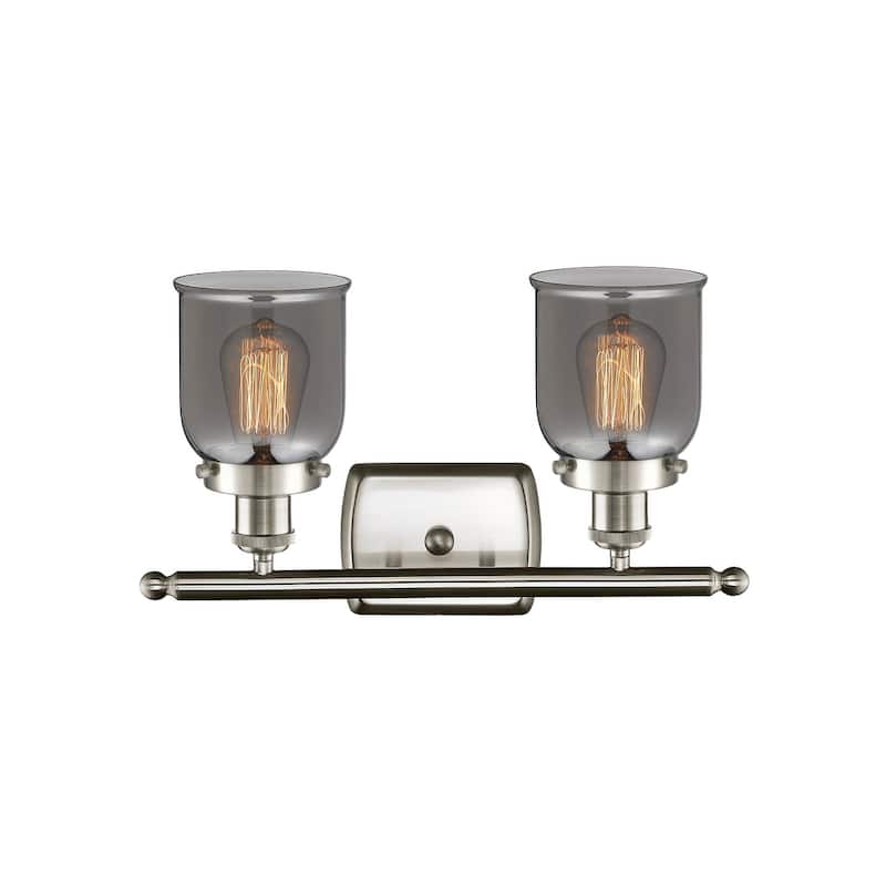 Innovations Lighting Small Bell 2 Light 16" Wide Vanity Light