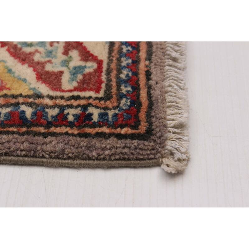 ECARPETGALLERY Hand-knotted Uzbek Ghazni Taupe Wool Rug - 2'9 x 9'8