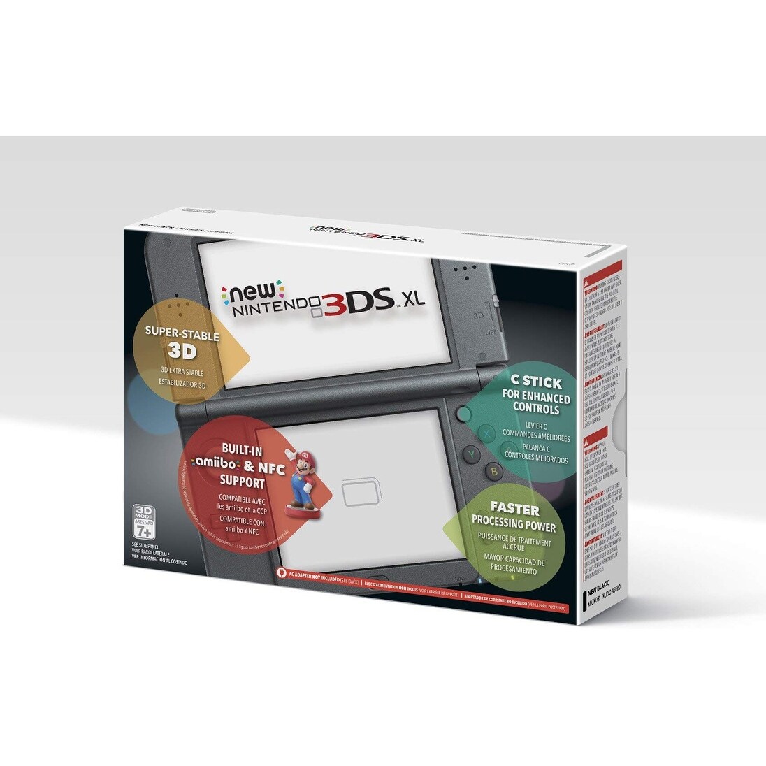 Shop Nintendo New 3ds Xl Black Overstock 30789887