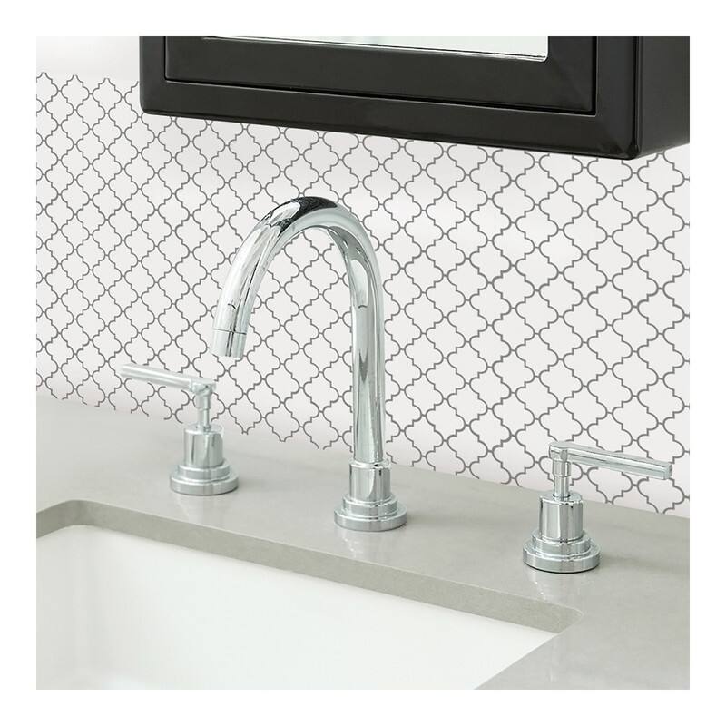 InHome Quatrefoil Peel & Stick Backsplash Tiles