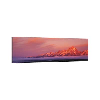 iCanvas "Teton Range, Grand Teton National Park, Wyoming, USA" by Panoramic Images Canvas Print
