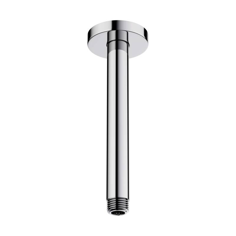 Circular 8" Ceiling Mounted Shower Arm - Chrome